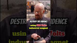 500 Volts Magnet to destroy evidence breakingbadseries breakingbadactor breakingbad [upl. by Jehanna779]