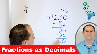 Converting Fractions to Decimals  Method amp Practice [upl. by Gaynor]