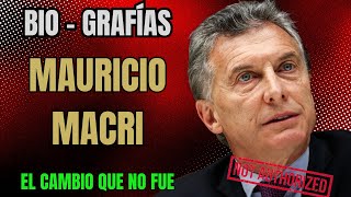 BIOGRAFIA COPLETA DE MAURICIO MACRI  EL PRESIDENTE  BIOGRAFIAS [upl. by Tnahsarp242]