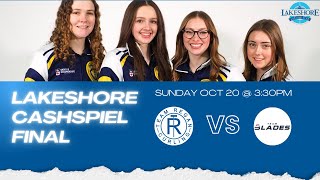 Team Regan vs  Blades Final  2024 Lakeshore Junior Cashspiel [upl. by Nino]