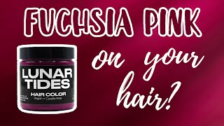 Lunar Tides FUCHSIA PINK  Hair Swatches [upl. by Partridge]