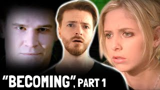 Buffy The Vampire Slayer  quotBecomingquotwhat Part 1 Doesnt Pull ANY Punches  REACTION 2x21 [upl. by Pownall941]