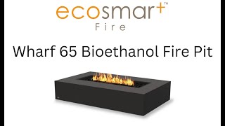 Ecosmart Wharf Bioethanol Fire Pit [upl. by Waverly]