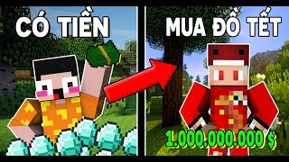 LÀM THẾ NÀO ĐỂ CÓ ĐỒ TẾT ĐẸP NHẤT TRONG MINECRAFT   KHANGG VN [upl. by Eelynnhoj]