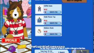 Webkinz Clothing Machine Recipe Groovy Retro Jeans SOLVED [upl. by Irahk]