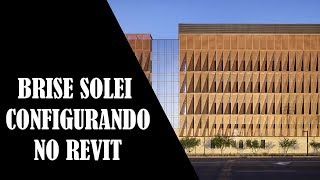 Brise solei configurando no revit [upl. by Renate]