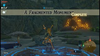 A Fragmented Monument  Shrine Quest  Zelda BOTW [upl. by Ronoel]