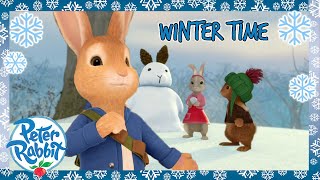 OfficialPeterRabbit  ❄️⛄ Peter Rabbit Wraps Up For Winter ❄️⛄  1 Hour  Cartoons for Kids [upl. by Elvis441]