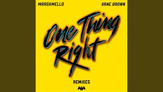 One Thing Right Subshock amp Evangelos Remix [upl. by Elfreda]