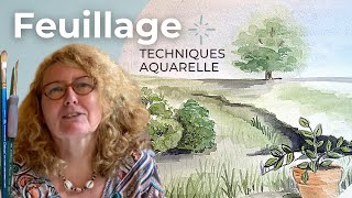 Comment peindre du feuillage à laquarelle   astuces techniques [upl. by Elaine]