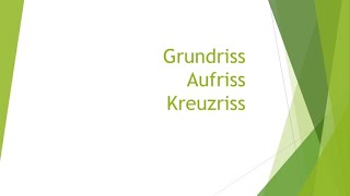 Mathe Grundriss Aufriss und Kreuzriss einfach und kurz erklärt [upl. by Gleda849]