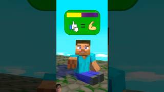 minecraft steve herobrine monsterschool minecraftanimation minecraftmemes animationmemes [upl. by Rayburn]