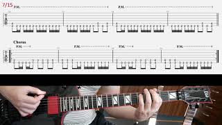 Slayer You Against You rhythm guitar lesson [upl. by Enerak]