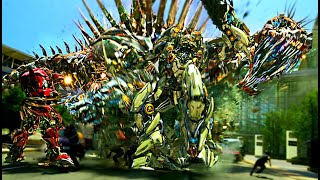 Transformers  Mission City Battle stopmotion [upl. by Nisior859]