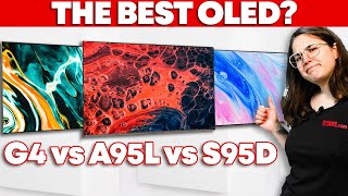 LG G4 vs Samsung S95D vs Sony A95L Best OLED For You [upl. by Ynffit]