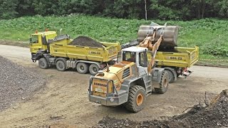 Tatra Phoenix with trailer load by Liebherr 566 [upl. by Elocan]