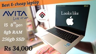 Avita Liber i5 8th gen Unboxing amp review  Best laptop under Rs 35000  Tech at Home [upl. by Llerrehs723]