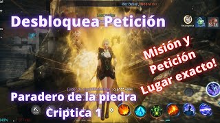 Desbloquea Petición  Paradero de la piedra criptica 1 MIR4 [upl. by Papageno474]