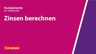 Zinsen berechnen  Fundamente der Mathematik  Erklärvideo [upl. by Cherida]