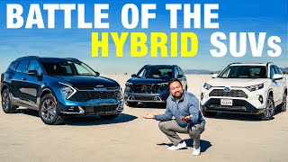 Honda CRV vs Kia Sportage vs Toyota RAV4  Compact Hybrid SUV Comparison Test [upl. by Choo]