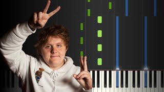 LEWIS CAPALDI  SOMEONE YOU LOVED Accompaniment  Free Midi  Piano Tutorial [upl. by Aggy745]