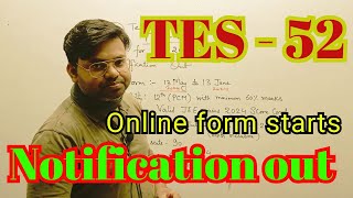 TES 52 Notification Out   TES age limit  TES me JEE mains cutoff  TES 2024  TES SSB Dates [upl. by Aliza]