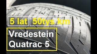 Vredestein Quatrac 5 po 5 latach i 85tys km  Skoda Octavia [upl. by Aivalf]