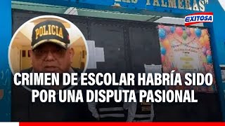 🔴🔵Trujillo ¡Lamentable Crimen de escolar habría sido originado por una disputa pasional [upl. by Eimmac]