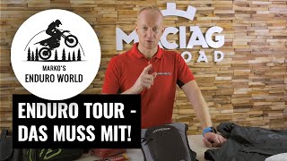 ENDURO TOUR  Diese Ausrüstung muss mit  11  Markos Enduro World [upl. by Atinot]