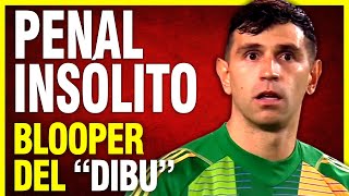 PENAL INSOLITO el Dibu Martínez se cobra un gol [upl. by Luapnhoj]