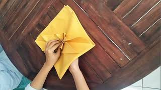 TUGAS TUTORIAL FOLDING NAPKIN [upl. by Anny242]