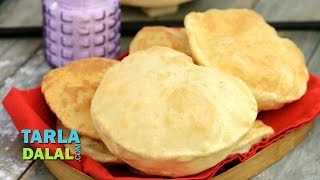 Bhatura How to make Bhature Step by Step by Tarla Dalal [upl. by Massey]