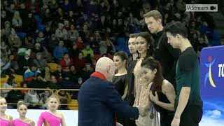 2019 Mentor Torun Cup  Ice Dance Medal Ceremony [upl. by Veronica]