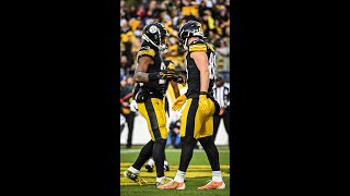 HIGHLIGHT Pat Freiermuth 10yard touchdown reception vs Ravens BALvsPIT on CBS [upl. by Yltsew490]