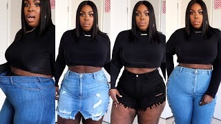 SHOULD I SIZE DOWN NOW 65LBS WEIGHT LOSS  MONOTIQUES JEANS PLUS SIZE TRY ON HAUL [upl. by Balch]