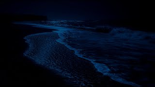 Deep Sleep with Ocean Waves  Peaceful Midnight Ocean Waves with White Noise for Healing the Soul [upl. by Eelyma]