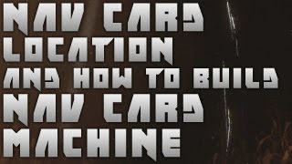 Black Ops 2 Zombies TranZit  Nav Card Location And How To Build Nav Card Machine [upl. by Einnaffit]