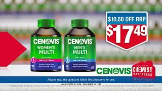 Cenovis Now Available at Chemist Warehouse [upl. by Aneerehs788]