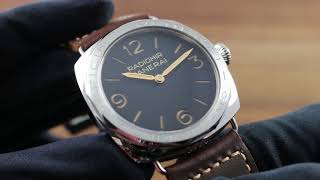 Panerai Radiomir 3 Days Acciaio PAM 685 Showcase Review [upl. by Einner]