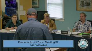 Kennebunkport Board of Selectmen  July 25 2024 [upl. by Ute]