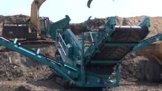 Powerscreen Warrior 1800 mining landfill [upl. by Richella489]