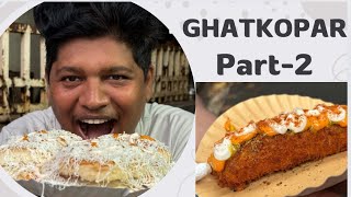 Ghatkopar Khau Galli  Messy sandwich around 1 kg indianstreetfood khaugalli [upl. by Nolrev583]