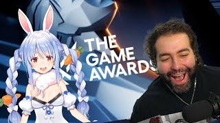 Koe Reacts To Pekora At The Game Awards [upl. by Sinaj]