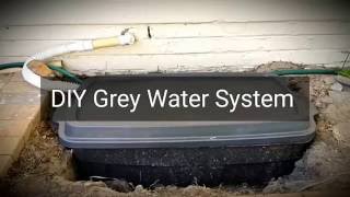 1 DIY Grey Water System with submersible pump  overview [upl. by Sharp421]