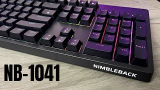 LTC NB1041 Nimbleback 104 Keys Mechanical Keyboard Review Unboxing amp Sound Test [upl. by Colin]