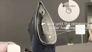 Rowenta Tip How do I clean my steam iron [upl. by Benedic]