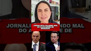 OLHA OQUE A JORNALISTA DISSE bolsonaro lula news shorts alexandredemoraes [upl. by Akceber982]