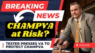 Tester Presses VA to Protect CHAMPVA Beneficiaries’ Access to Health Care veterans benefits [upl. by Haggai]