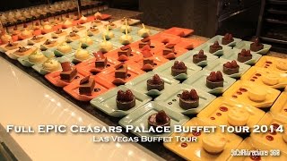 HD Epic Buffet in the World  Bacchanal Buffet Tour  Caesar Palace Buffet  Las Vegas Buffet Tour [upl. by Mohorva]