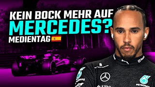 Angepisst Hamilton im Motivationsloch I Medientag F1 Barcelona 2024 [upl. by Robertson]